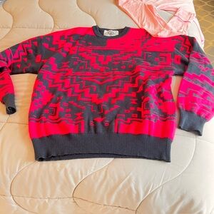 Vintage Sun Valley Wool Ski Sweater XL